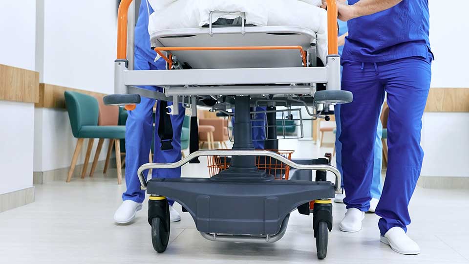 Emergency room at a hospital
