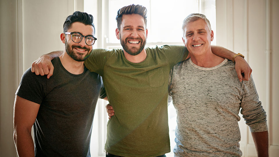 Men Standing Together