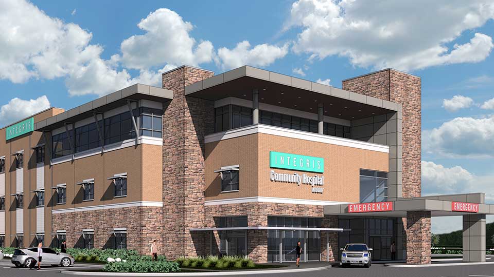 Rendering of Community Hospital Moore