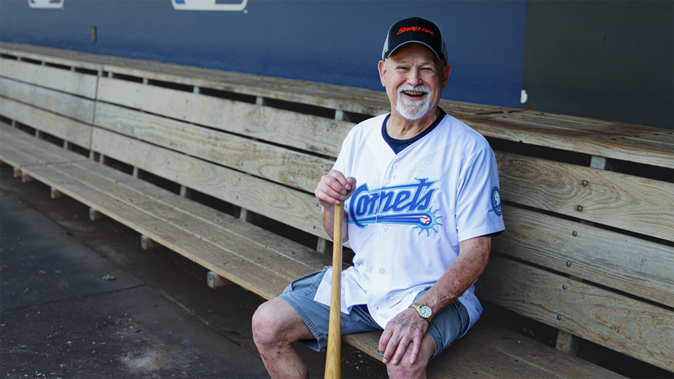 A Local Man Refuses to Surrender to Pancreatic Cancer and Celebrates Home Run for Life
