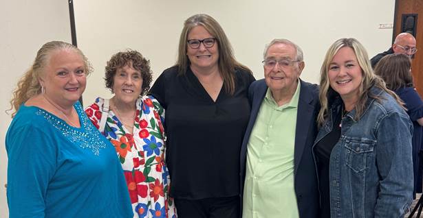 Willie with some of his care team from INTEGRIS Health: Marla Desmukes, Cheryl Hille, Lora French and Tara Schultz.