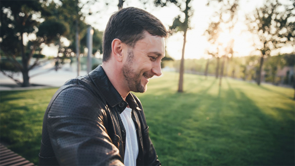 Man in Park