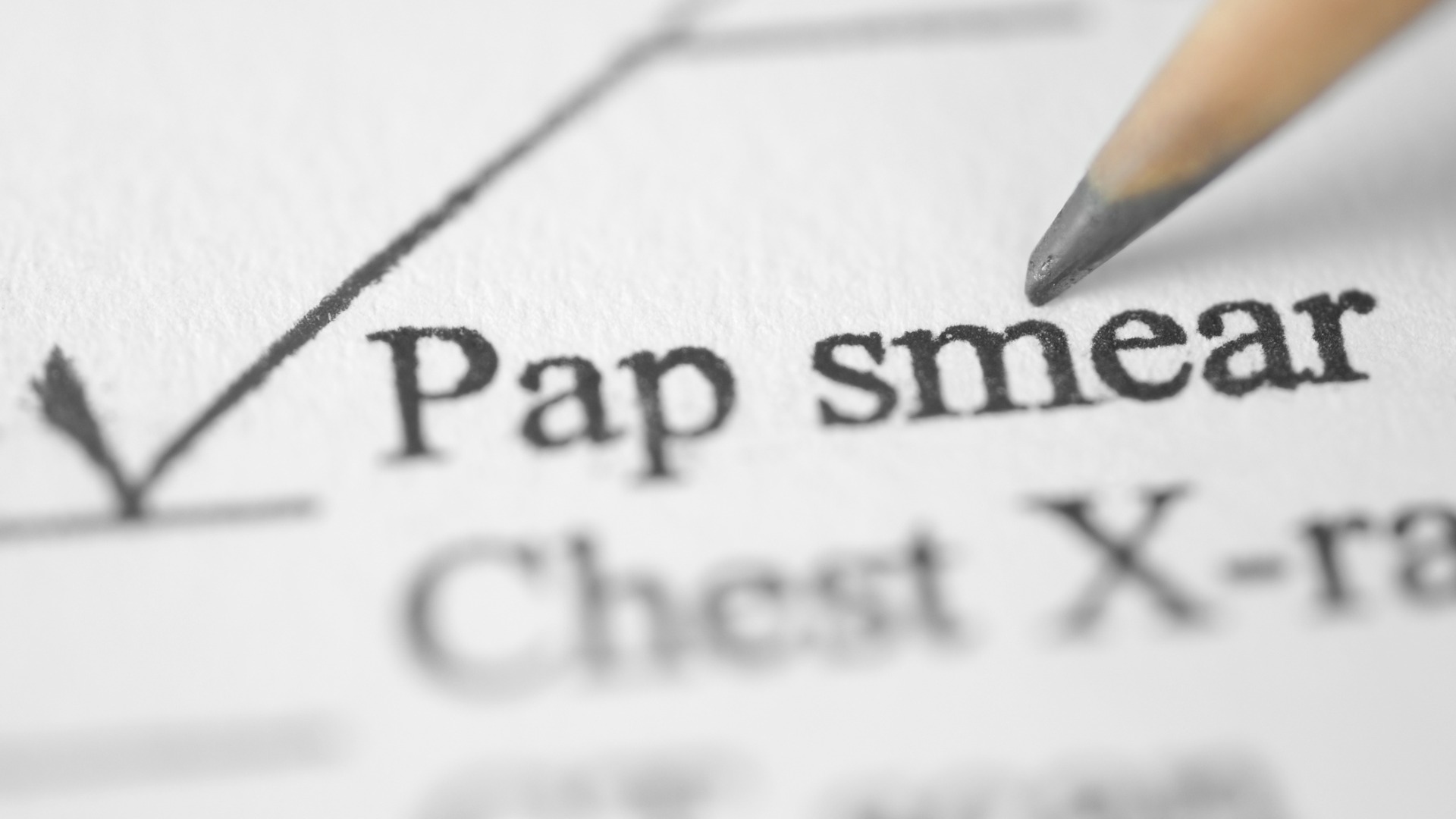 pap smear checklist
