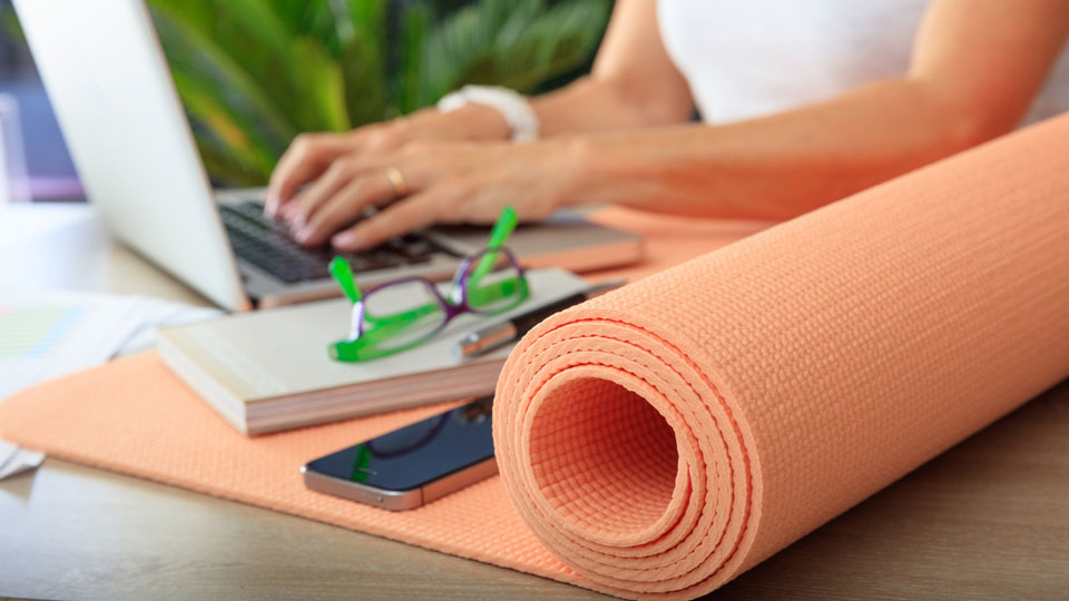Counter the Negative Effects of Sitting with Yoga Stretches at Your Desk (no yoga mat required!)