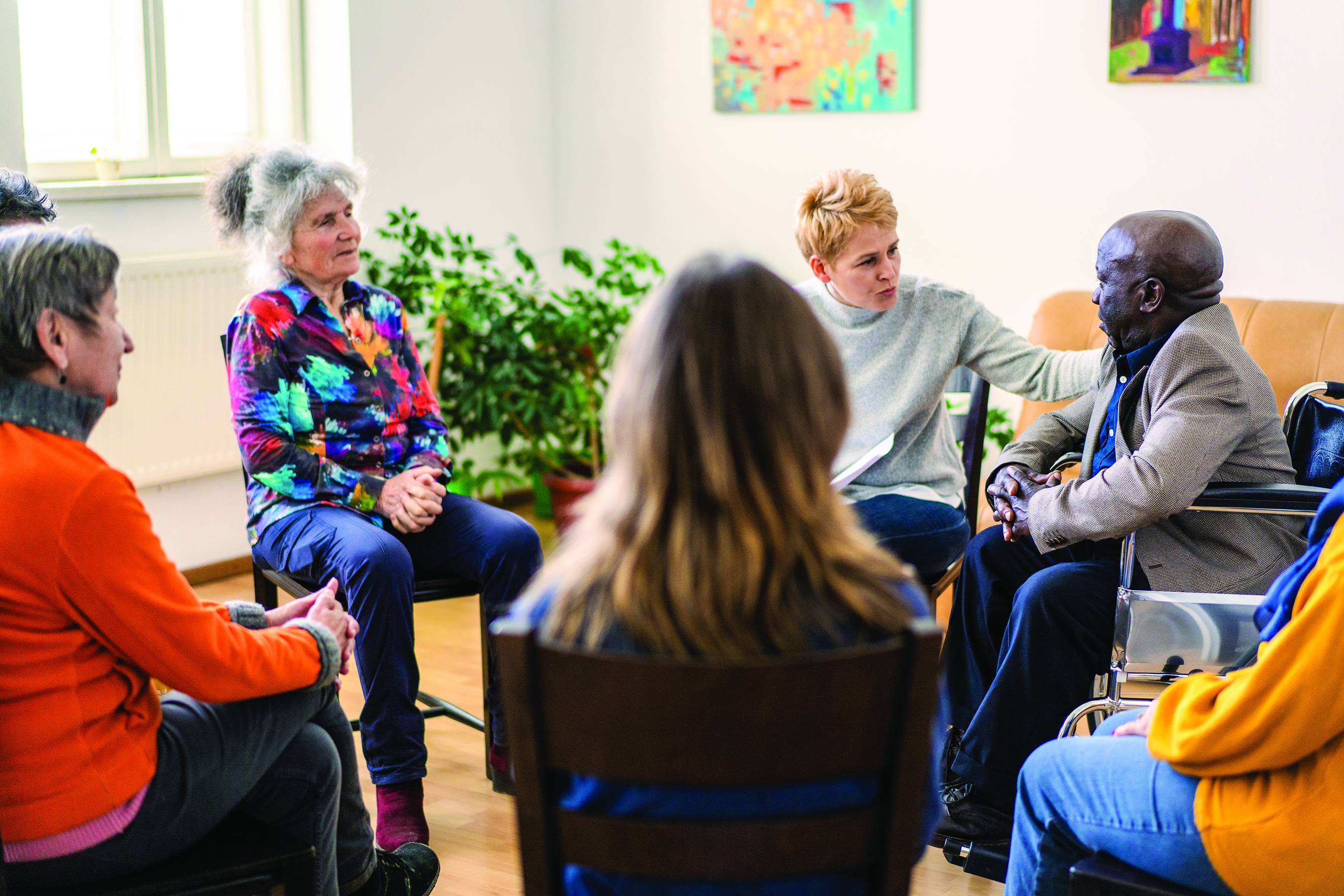 The power of support groups during rehabilitation 