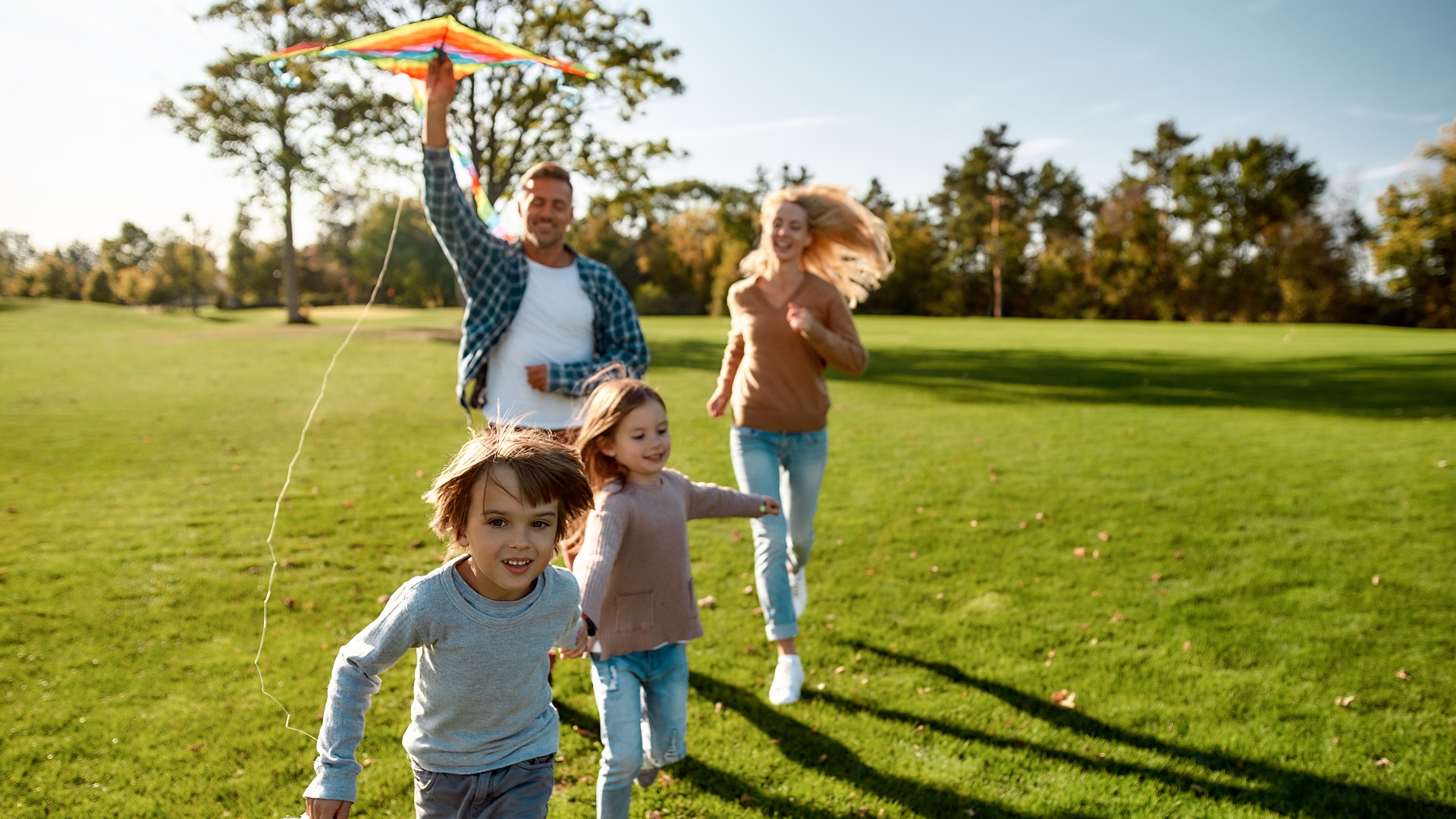 Family Enjoying Outdoor Activities