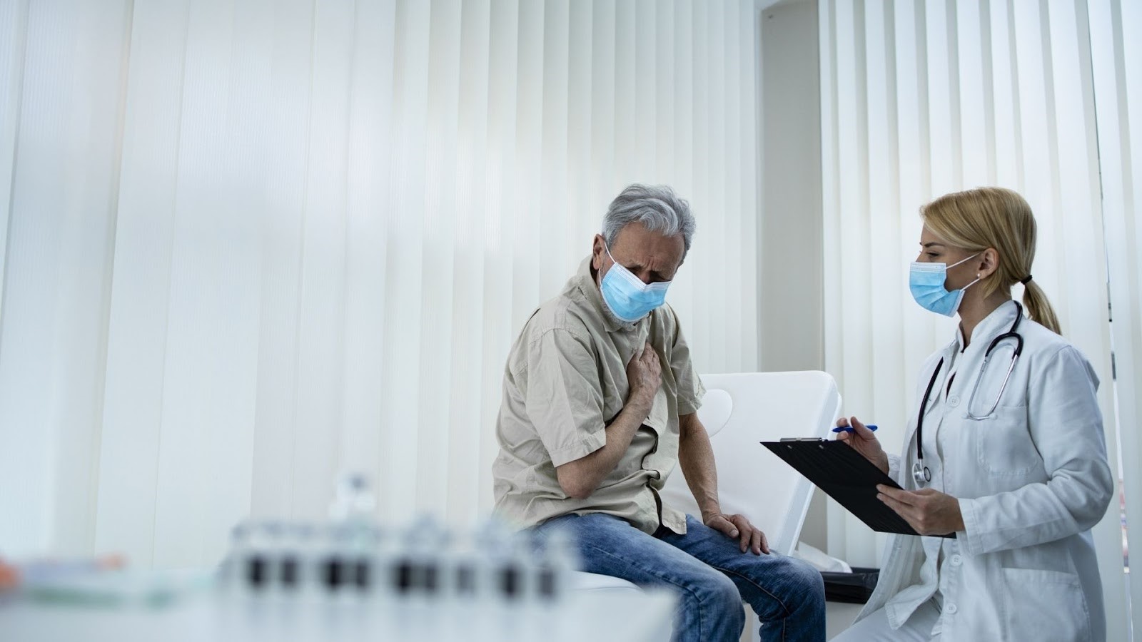 Man Having Chest Pain