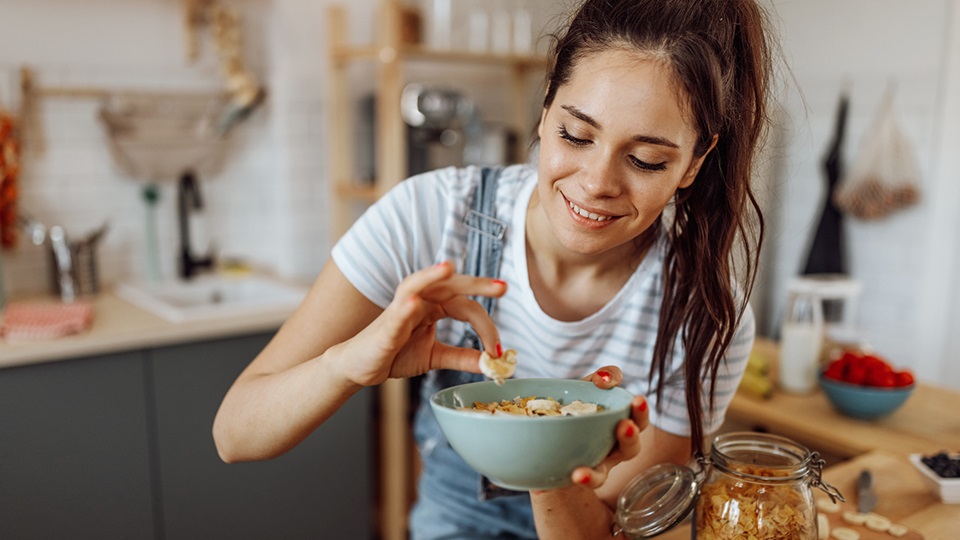 High protein cereal
