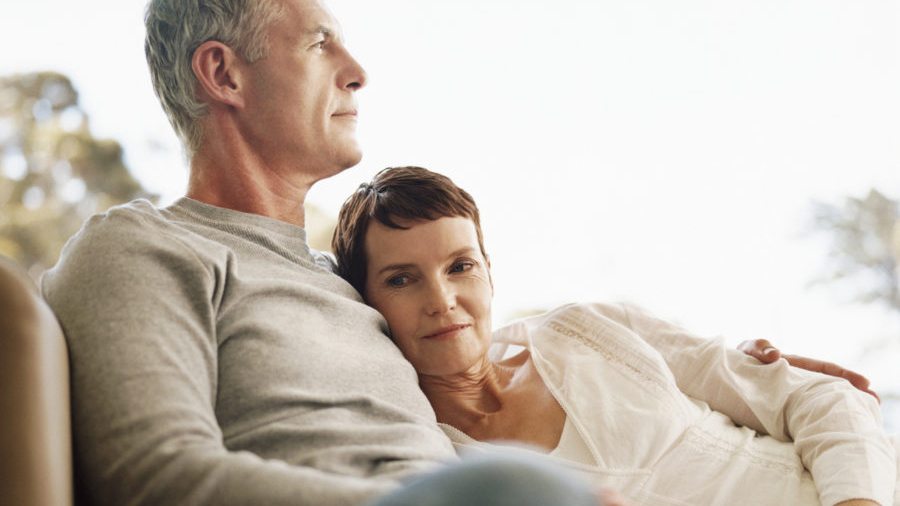 Couple on couch