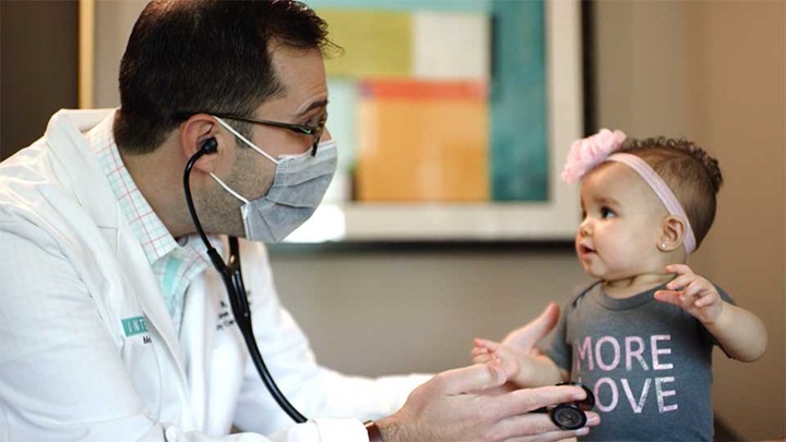 INTEGRIS Health Pediatrician with Baby