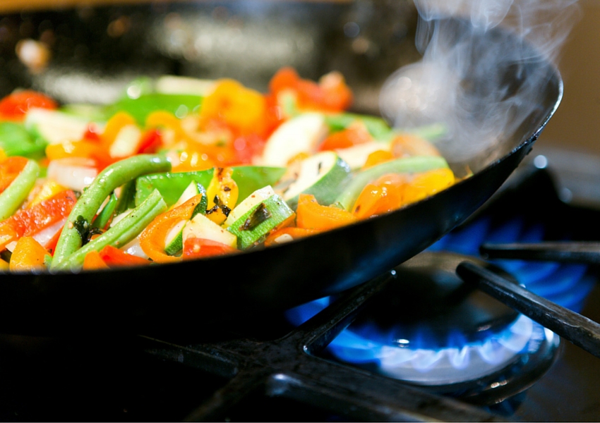cooked vegetables