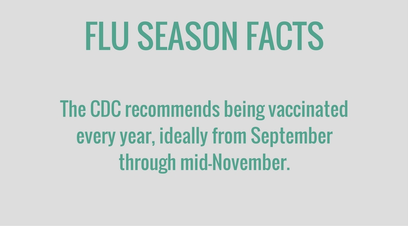 ideal times to get the flu vaccine
